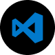 Logo del editor de código Visual Studio Code