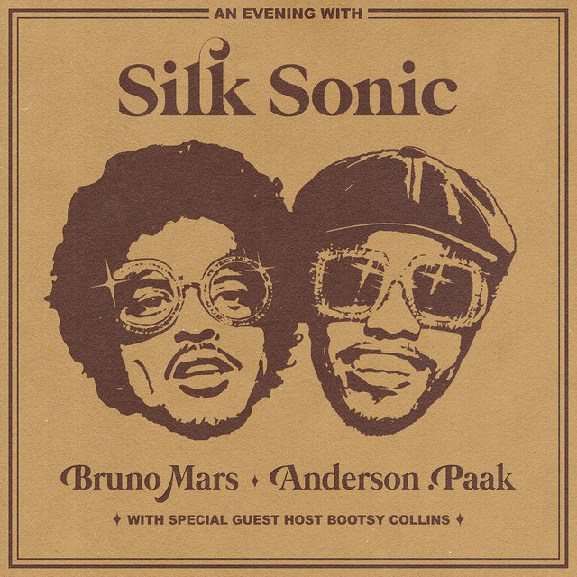 Cover del álbum An Evening with Silk Sonic de Bruno Mars y Anderson .Paak